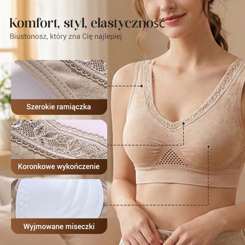 【✨1 + 1 ingyenes – 2 db】Kifejezetten nők számára tervezett kényelmes melltartó