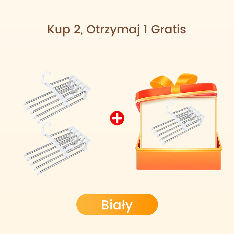 Wielofunkcyjny wieszak na spodnie