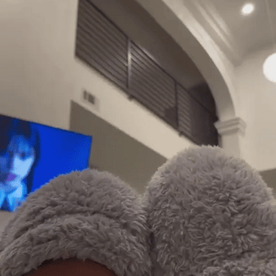 Podkolanówki z puchu gęsiego na święta