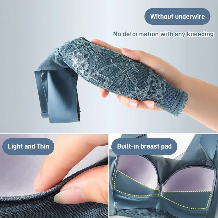 👙 Super wygodny i miękki damski biustonosz koronkowy bez stalowych kółek【✨1 + 1 gratis】