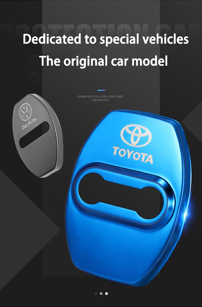 Gorąca wyprzedaż ✨50% zniżki ✨Osłona ochronna zamka drzwi samochodowych ze stali nierdzewnej, antykorozyjna🔥4 szt.🔥