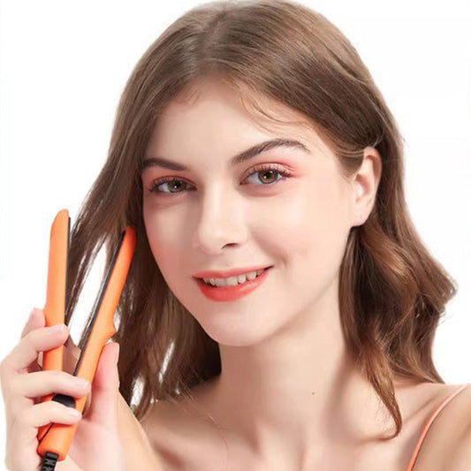 💟Mini garbanojimo šepetėlis ir 2 viename tiesintuvas plaukams tiesinti✨-LT