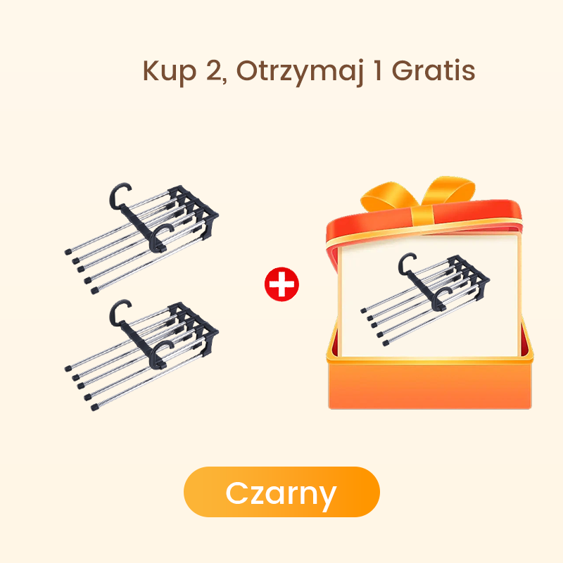 Wielofunkcyjny wieszak na spodnie