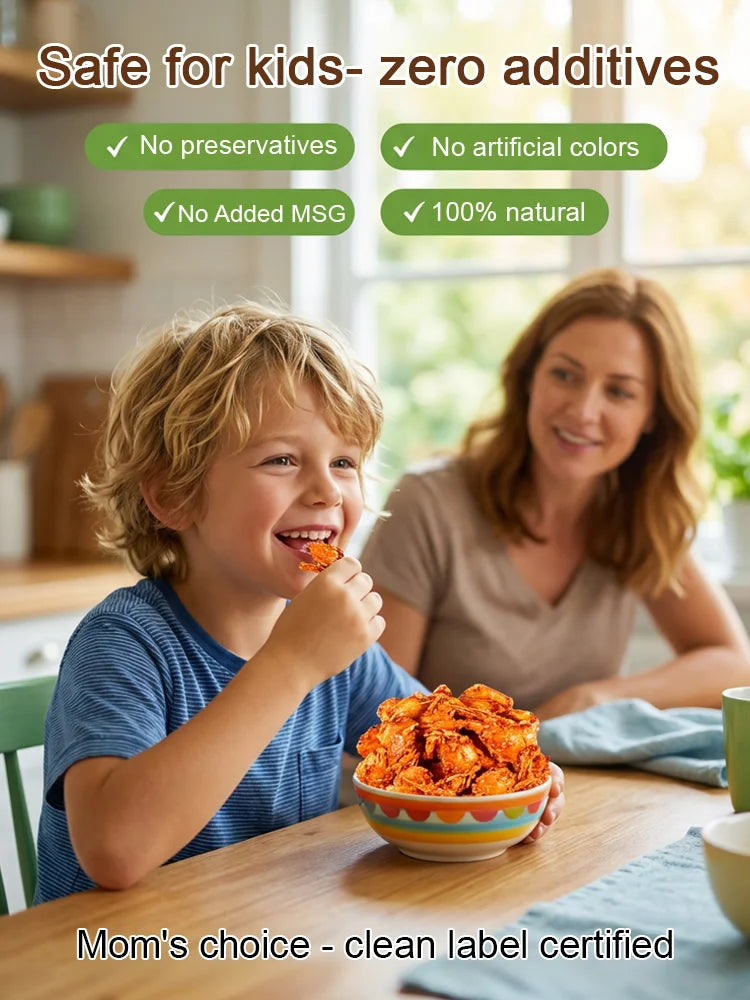 Sós tengerirák snackek – magas fehérjetartalmú, alacsony nátriumtartalmú