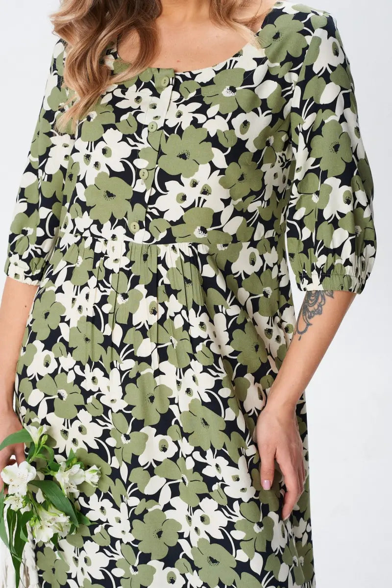 [S-5XL] Luźna bawełniana sukienka w dużym rozmiarze | Wygodna, przewiewna, idealna na lato