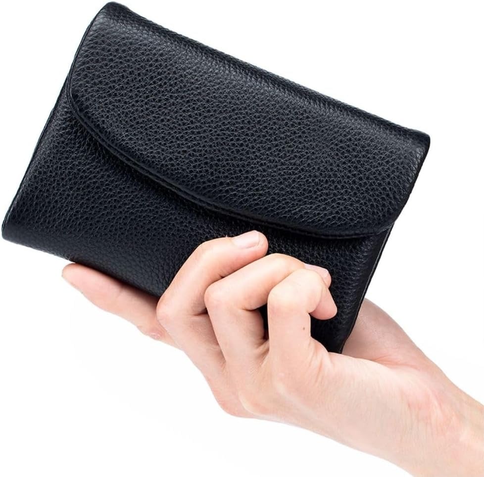🔥⏰Unisex RFID kavicsos pénztárca valódi bőrből🔥
