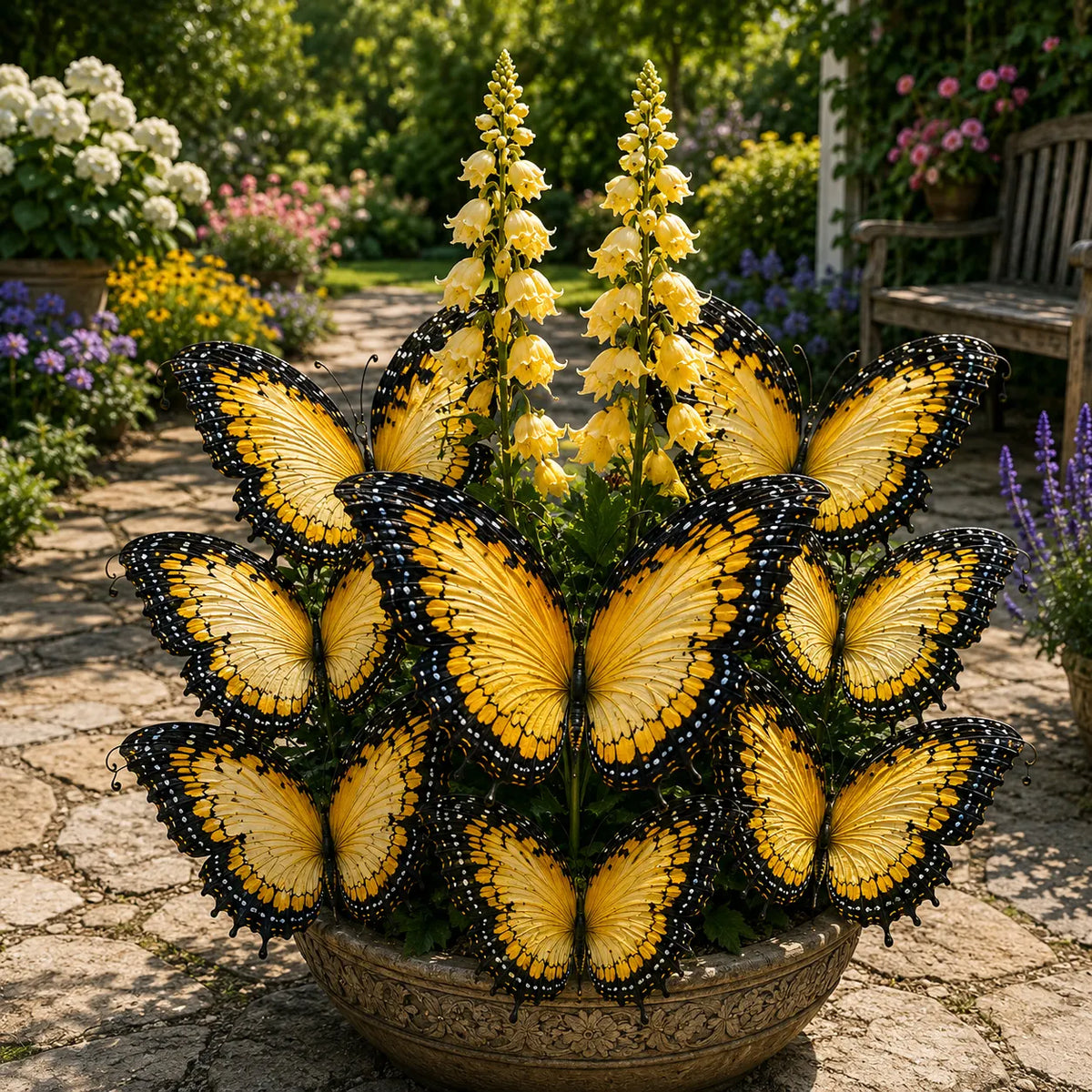 🦋 Pillangókert Hosta hagymái - 🌸A Hosta, Amely Úgy Kinéz, Mint Egy Pillangókkal Tele Kert