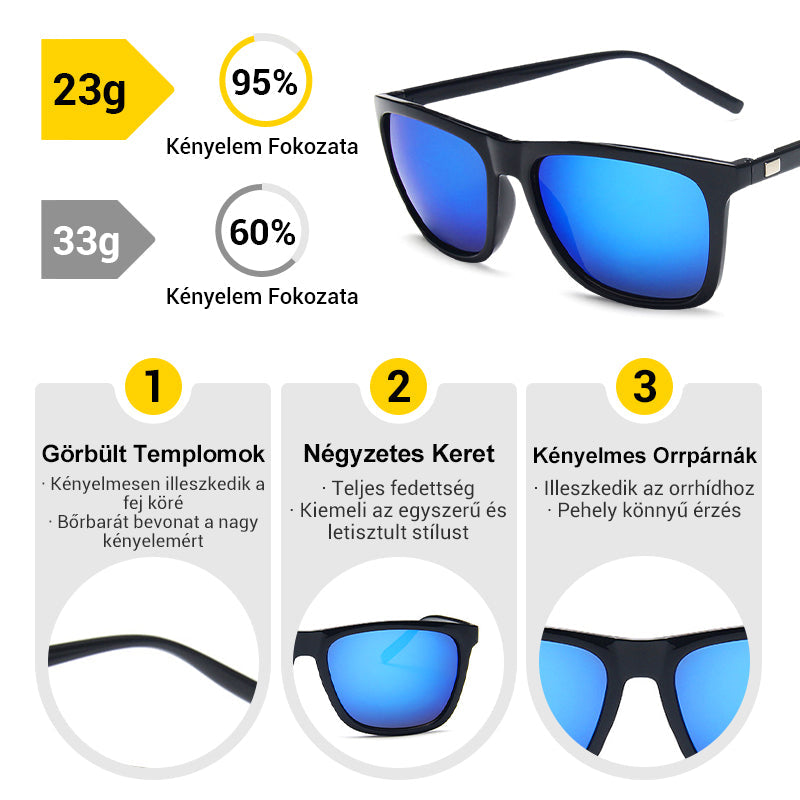 👓 Μοντέρνα ελαφριά γυαλιά ηλίου για άνδρες-GR