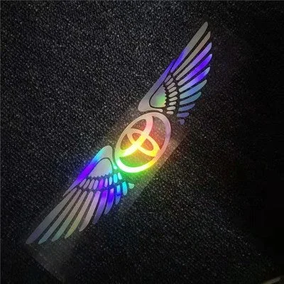 Laserowa naklejka na samochód 3D Angel Wings ✧4PCS✧