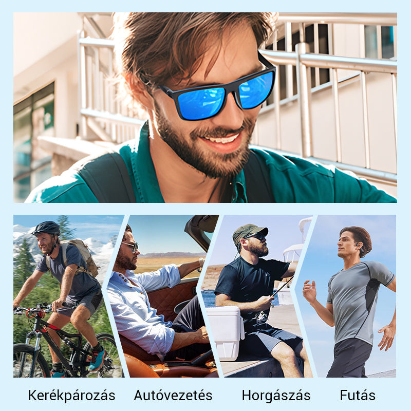 👓 Μοντέρνα ελαφριά γυαλιά ηλίου για άνδρες-GR