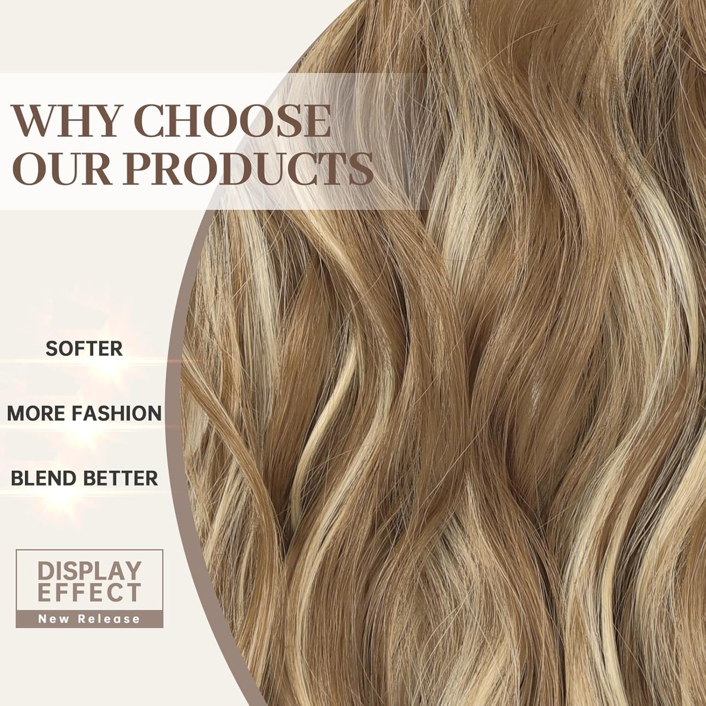 💖 TERAZ 50% ZNIŻKI! 💁 Peruka damska z długimi falowanymi włosami gradientowymi – naturalny wygląd, regulowana czepek, włókna odporne na ciepło do codziennego stylizacji 🌟📦