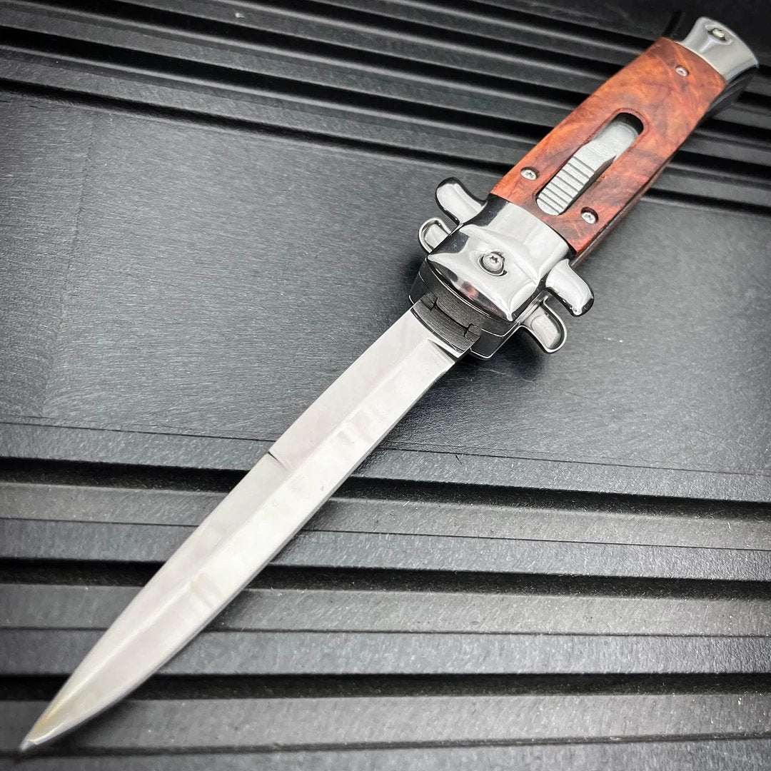 (🔥Εκπτώσεις τελευταίας ημέρας - 50% έκπτωση) Classic Gentleman ιταλικό μαχαίρι OTF-GR