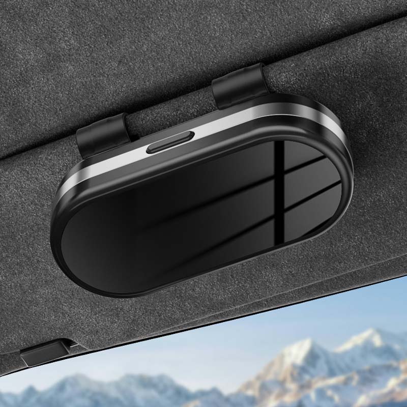 Lustrzane etui na okulary do samochodu