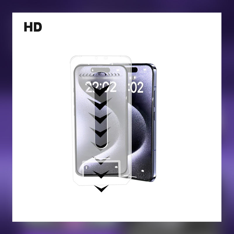 Folia hartowana do pomieszczeń czystych z sitodrukiem