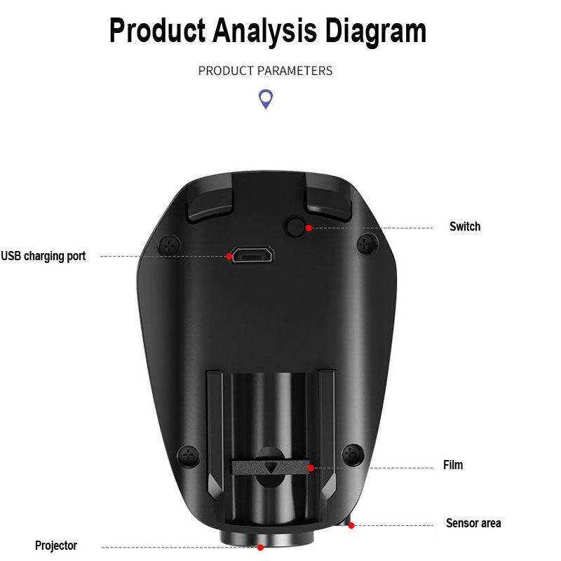 Gorąca wyprzedaż ✨50% zniżki ✨Inteligentne światła powitalne LED 5D z czujnikiem