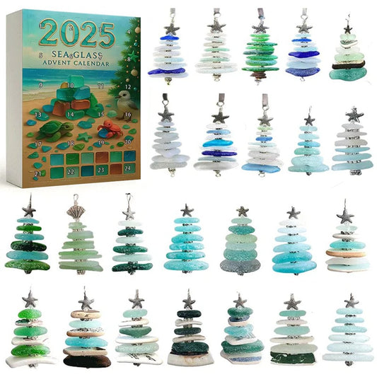 🌊✨Akrylowy kalendarz adwentowy z efektem choinki 🎄❄️