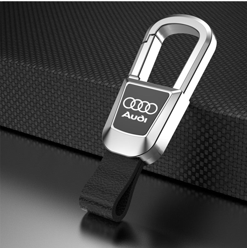 🎉High-end Genuine Leather Car Keychain