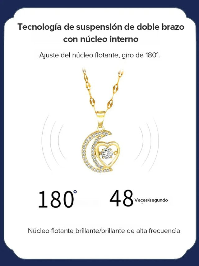 Elegancki naszyjnik w kształcie serca—Wyśmienity wykonany na zamówienie