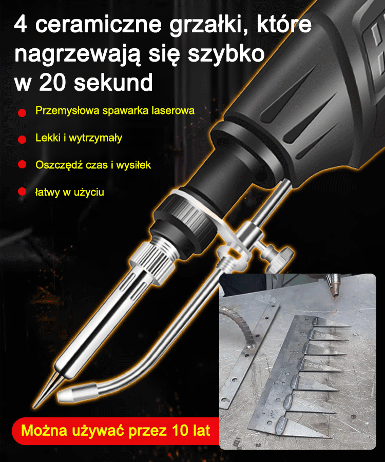 Przemysłowe narzędzia do spawania laserowego z ogrzewaniem wewnętrznym