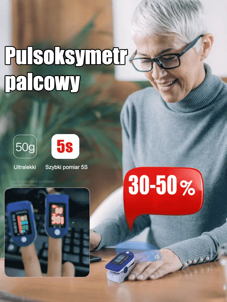 Pulsoksymetr palcowy