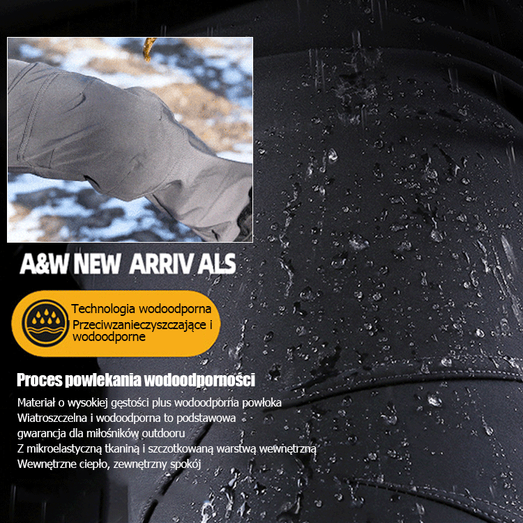 Wysokiej wydajności spodnie taktyczne na zewnątrz