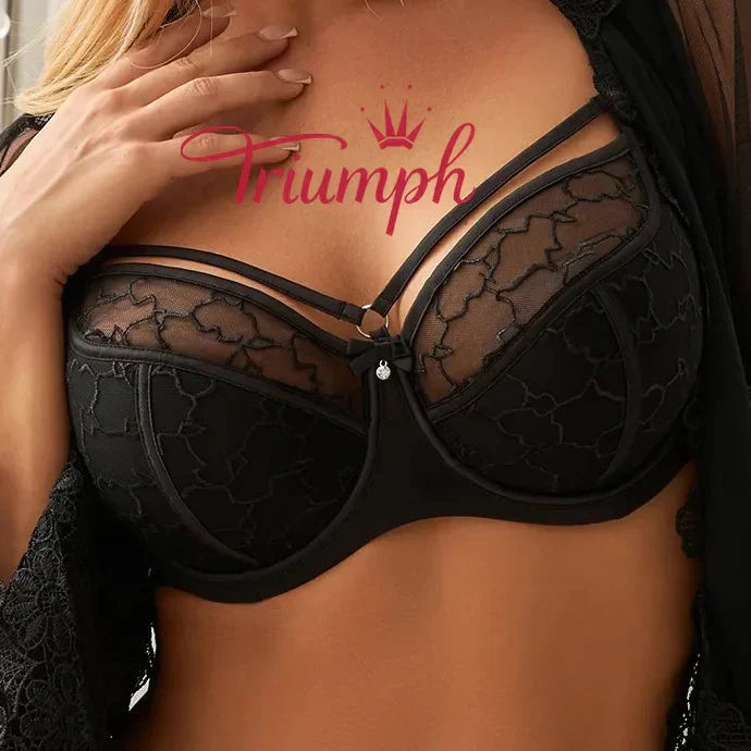 💖3 db-os csomag ✨Comfort Plus Size pánt nélküli melltartó