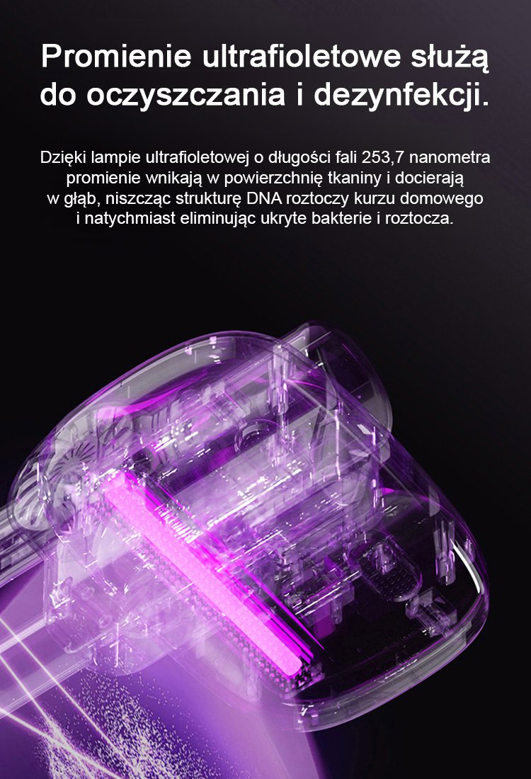 Duża maszyna odsysająca do usuwania roztoczy i mopująca