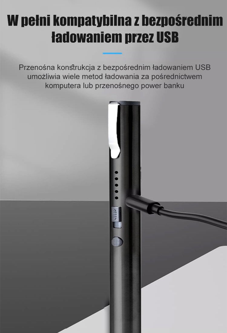 Latarka długopisowa niemieckiej firmy ochroniarskiej