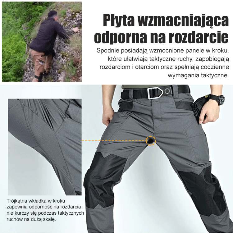 Nowe spodnie taktyczne IX6 Raider dla mężczyzn