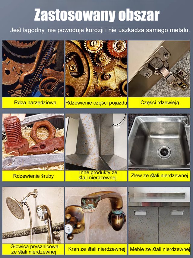 JS-【Szybki odrdzewiacz】 Skuteczny odrdzewiacz do stali