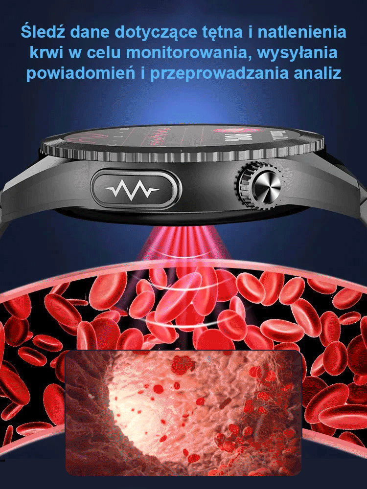 Z16Pro HD ekran tętno zdrowie inteligentny zegarek