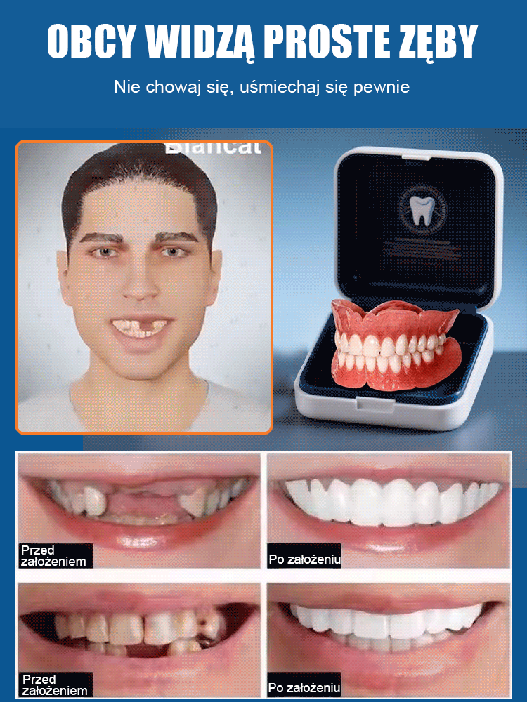 【Nowe odkrycie brytyjskich naukowców】Proteza zębowa z silikonu