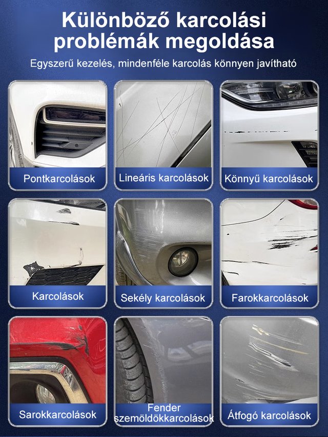 Autó karcolás javító folyadék