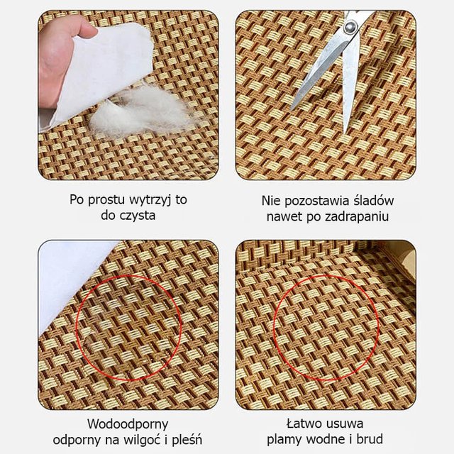 Mata do drapania z sizalu, leżak dla kota.