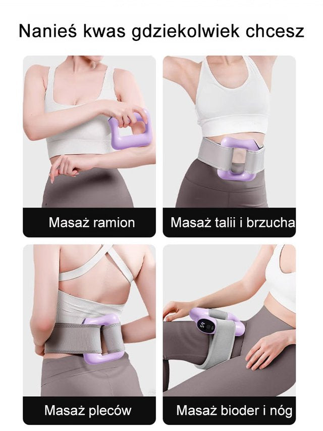 【Bez wysiłku, szybkie spalanie tłuszczu】Masażer wibracyjny do powięzi