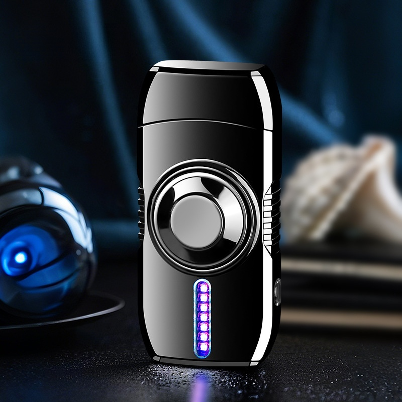 【Wielokolorowe Efekty Świetlne】Metaliczna Inteligentna Zapalniczka Sterowana Głosem