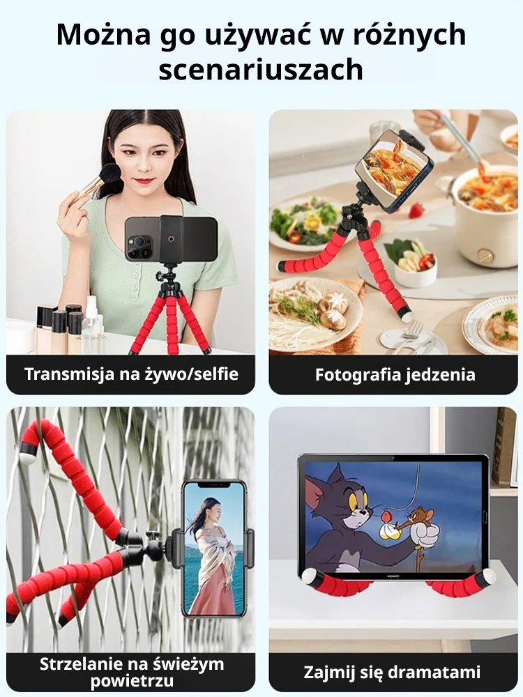 【Fotograficzny cud】Ośmiornica leniwa podstawka na telefon komórkowy