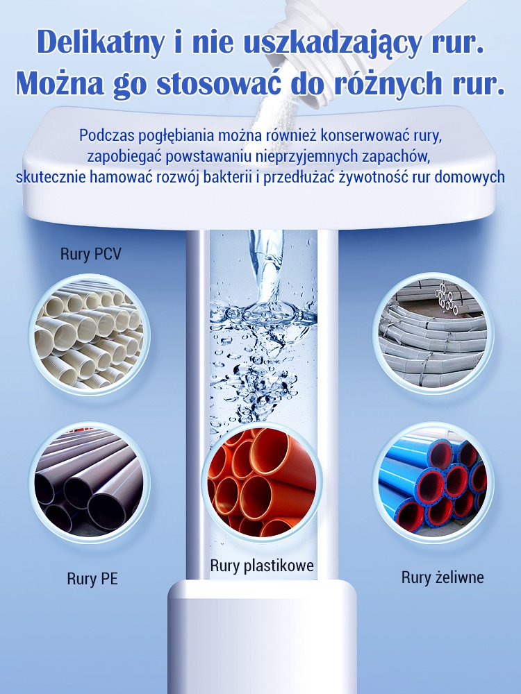 Silny środek do udrażniania rur
