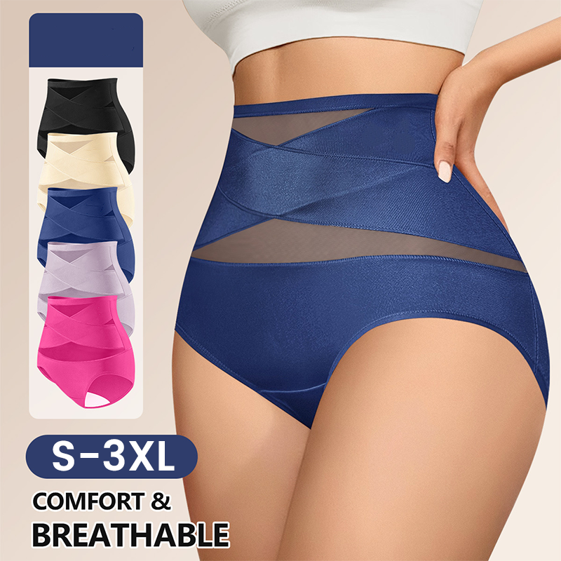 🌸 [S-3XL] 💗 Női magas derekú haskontroll alsónemű 🥰