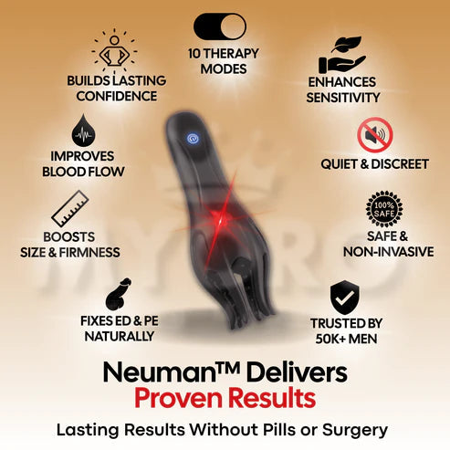Γιατί η Neuman™ είναι η Νο. 1 οικιακή συσκευή για θεραπείες στυτικής δυσλειτουργίας, πρόωρης εκσπερμάτισης και νόσου Peyronie το 2025-GR