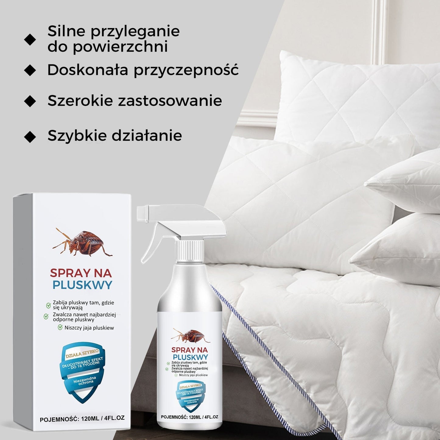 🐛🦟Silny spray odstraszający pluskwy 💥