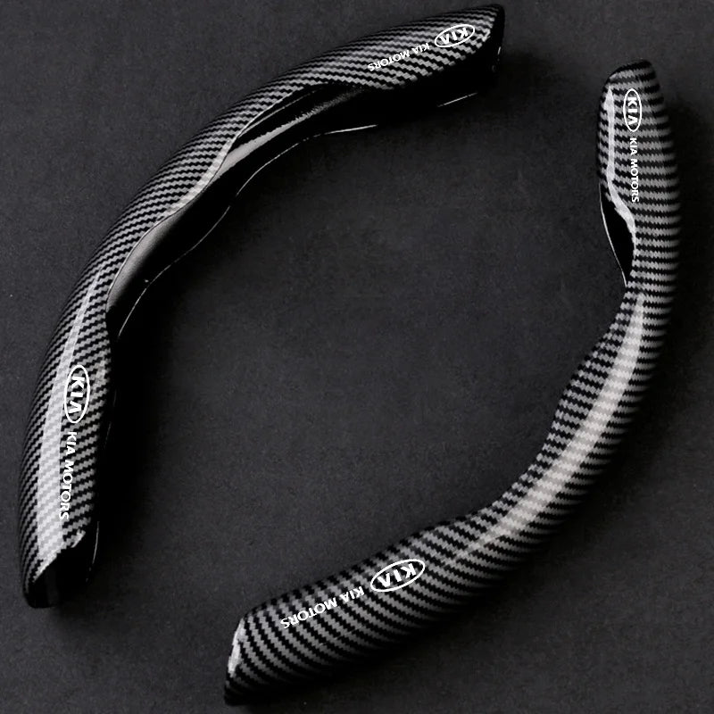 🔥Nowy uniwersalny pokrowiec na kierownicę z włókna węglowego (2 szt.)❗Pasuje do wszystkich modeli