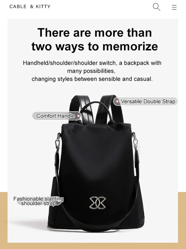 🔥Plecak antykradzieżowy o dużej pojemności