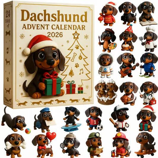 🎄🐾 Tacskó adventi naptár 2026-ra 🐶✨