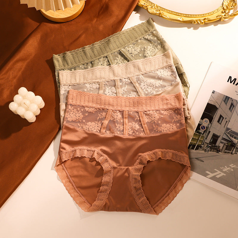 【🌷Kup 1 i otrzymaj 2 gratis】Seksowne bezszwowe majtki z jedwabiu podnoszące biodra z kontrolą brzucha