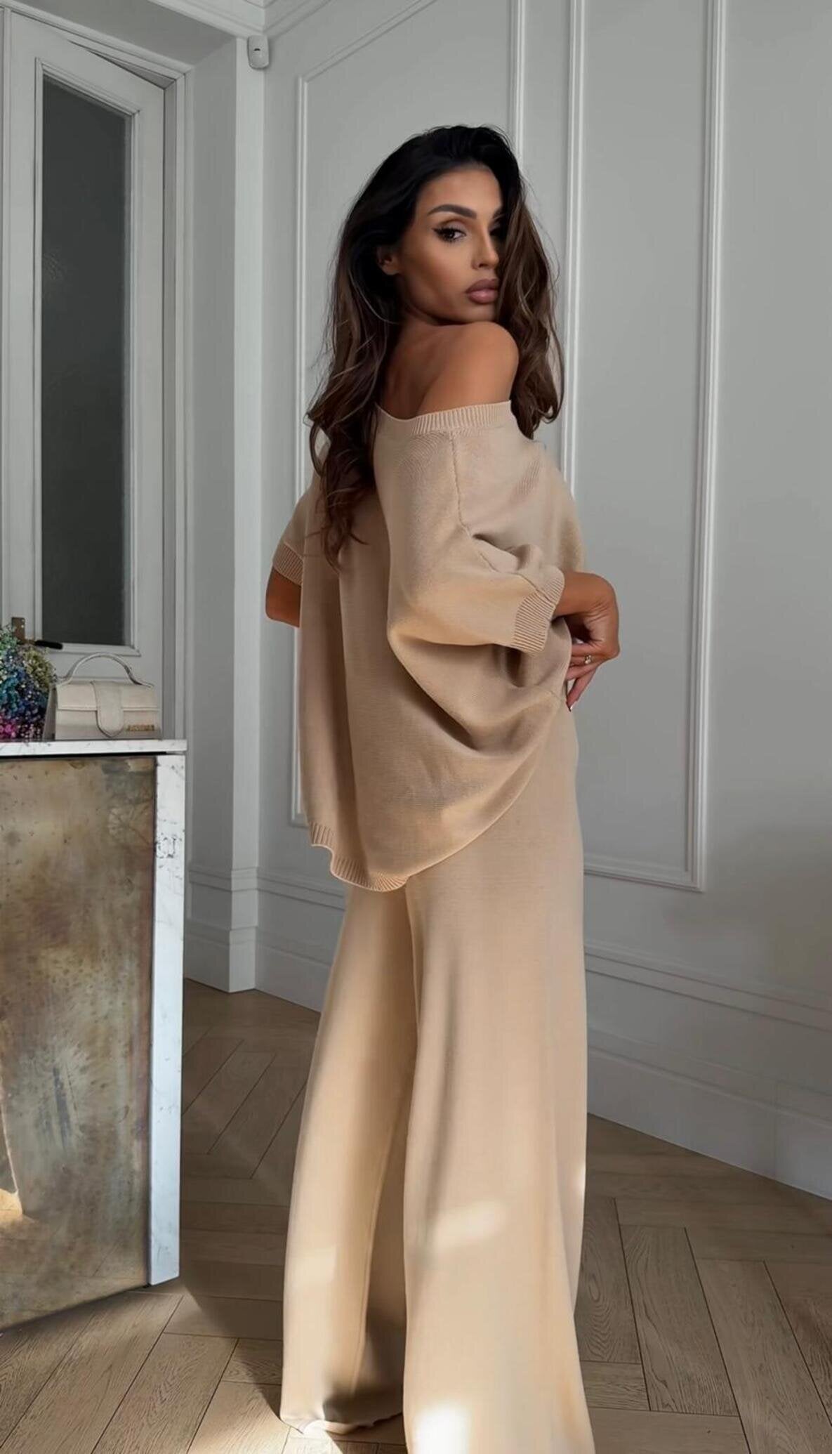 Zestaw damski 2 w 1, casualowy