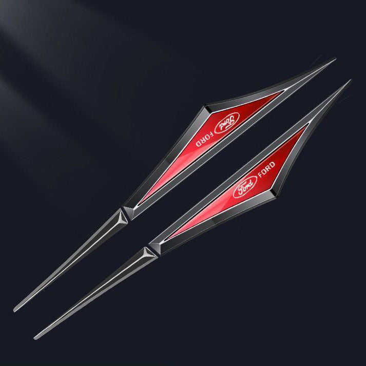 Kreatywne galwanizowane metalowe naklejki samochodowe✨2 szt.✨