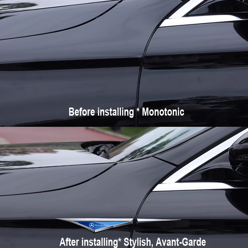 Kreatywne galwanizowane metalowe naklejki samochodowe✨2 szt.✨