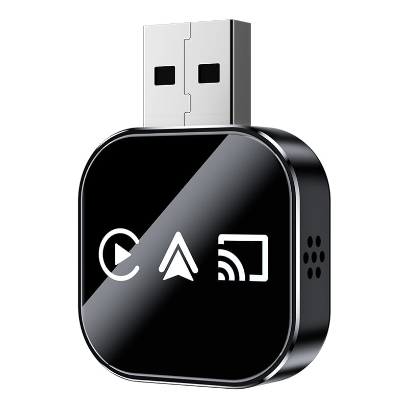 📶 2026-os frissítés 3 az 1-ben képernyőtükör iOS telefonra, vezeték nélküli Carplay adapterhez csatlakoztatva