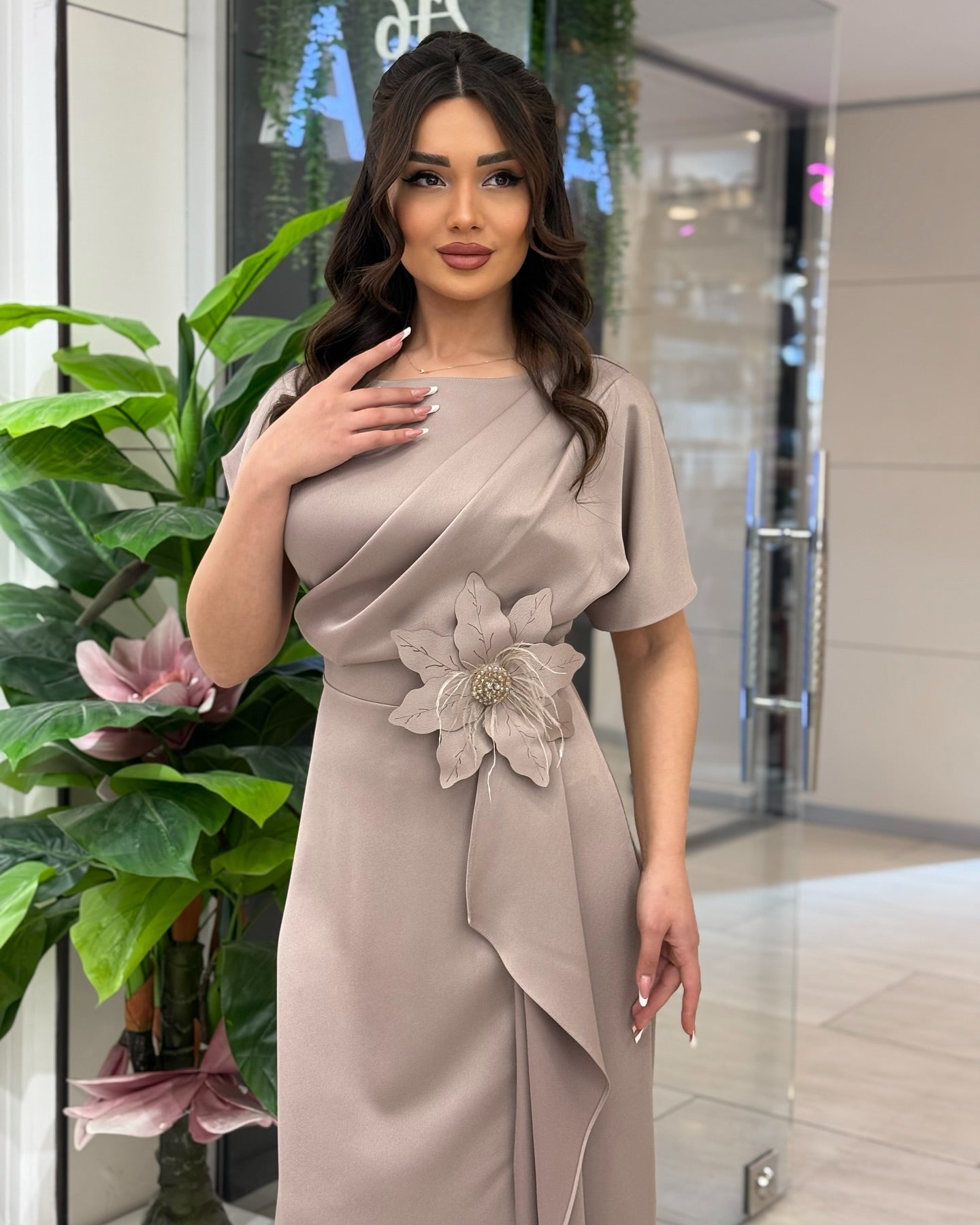 🌼Damska sukienka z kwiatowym, seksownym wzorem i temperamentem